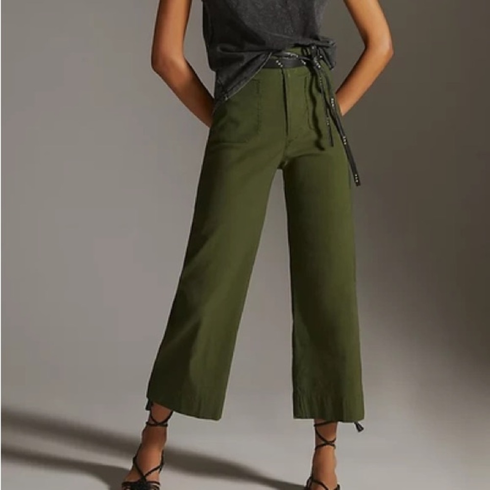 Anthropologie Olive Green Pants